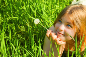 Girl with a Dandelion